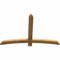 Ekena Millwork Bellingham Rough Sawn Timber Gable Bracket, Western Red Cedar, 60"W x 40"H x 2"D x 4"F, 16/12 Pitch GBW060X40X0204BEL00RWR - alternate 4